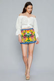 Floral Print Lounge Shorts