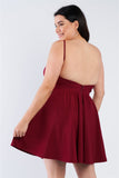 Plus Size Fit N Flare Mini Dress