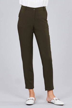 Seam Side Pocket Classic Long Pants