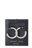 Tube Open Hoop Earring