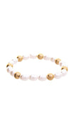 Chic Fresh Water Pearl And Bead Bracelet