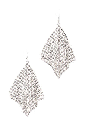 Stylish Movable Rhinestone Sequence Earring