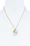 Fashion Bee Hive Pendant Necklace