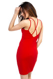 Crisscross Double Spaghetti Dress