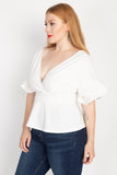 Tiered Ruffle Sleeve Top