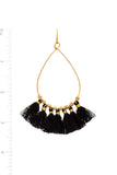 Fashion 7 Mini Tassel Tear Drop Wire Earring