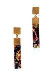 Chic Rectangle Drop Earring