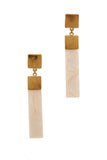 Chic Rectangle Drop Earring