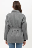 Fleece Belted Coat