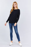 Dolman Boat Neck Sweater