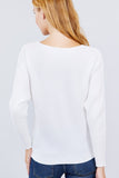 Dolman Boat Neck Sweater