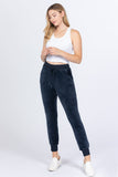 Faux Fur Jogger Pants