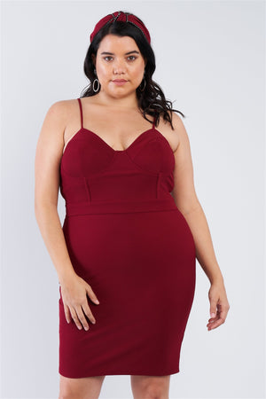 Plus Size Mini Sweetheart Dress