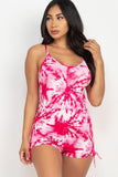 Tie-dye Printed Romper