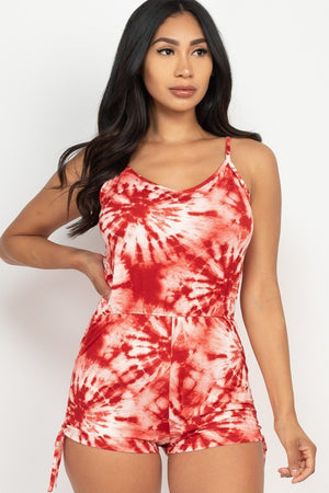 Tie-dye Printed Romper