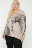 Elephant Sublimation Print Top