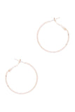 Metal Basic Hoop Earring