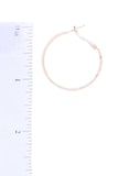 Metal Basic Hoop Earring