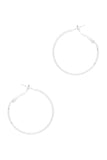 Metal Basic Hoop Earring