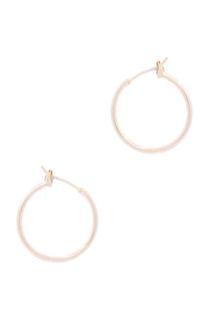 Basic Metal Mini Hoop Earring.