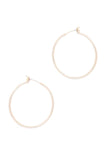 Basic Metal Hoop Earring