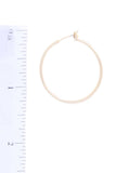 Basic Metal Hoop Earring