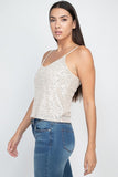 Sequins Cami Top