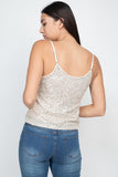 Sequins Cami Top