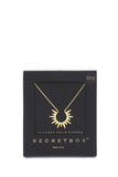 Secret Box Sun Charm Neclace