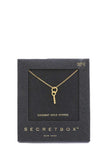 Secret Box Twisted Knot Charm Necklace