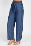 Wide Leg Lyocell Pants