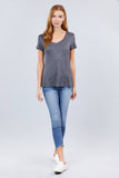 V-neck Rayon Jersey Top