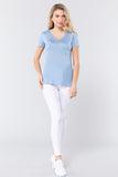 V-neck Rayon Jersey Top