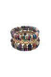 Multi Style Natural Stone Stretch Bracelet