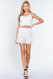 Crochet Lace Woven Short