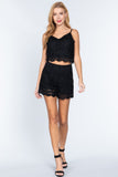 Crochet Lace Woven Short