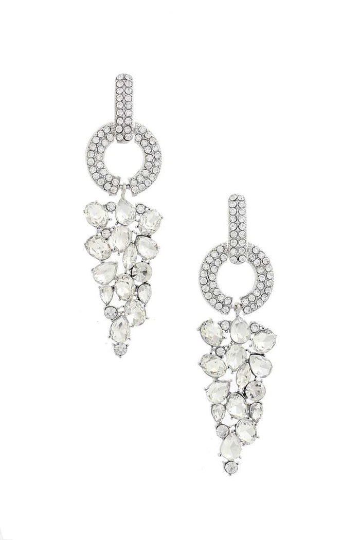 Circle Rhinestone Earring