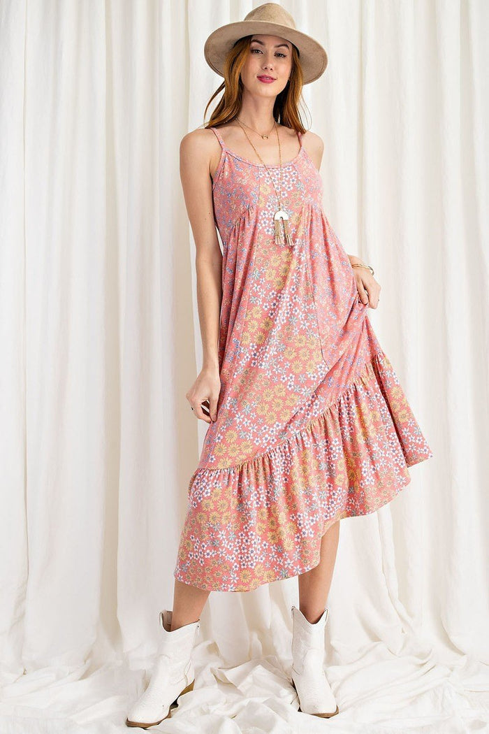 Print Mix N Match Cami Maxi Dress