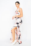 Floral Silted Maxi Dress