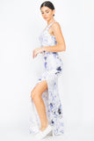 Floral Silted Maxi Dress