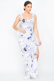 Floral Silted Maxi Dress