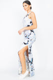 Floral Silted Maxi Dress