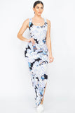 Floral Silted Maxi Dress