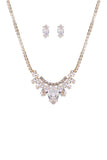 Stylish Crystal Rhinestone Necklace And Earring Set