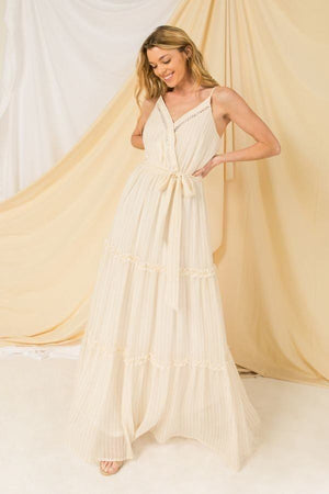 A Woven Maxi Dres