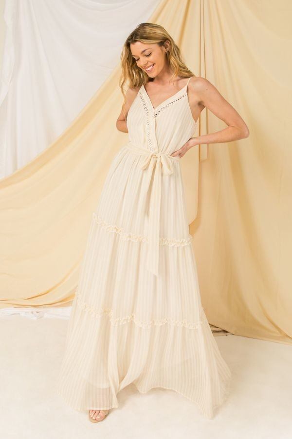 A Woven Maxi Dres