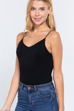 V-neck 2 Ply Cami Bodysuit