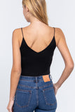 V-neck 2 Ply Cami Bodysuit