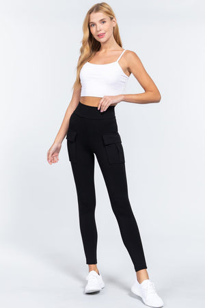 Waistband Side Pocket Jogger Pants