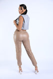 Pu Jogger Pants